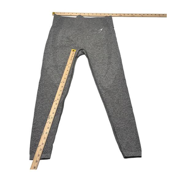 Gymshark Women Size Large Vital Seamless Grey Leggings - Picture 3 of 3